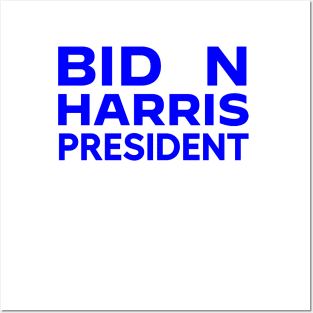 biden harris WON Posters and Art